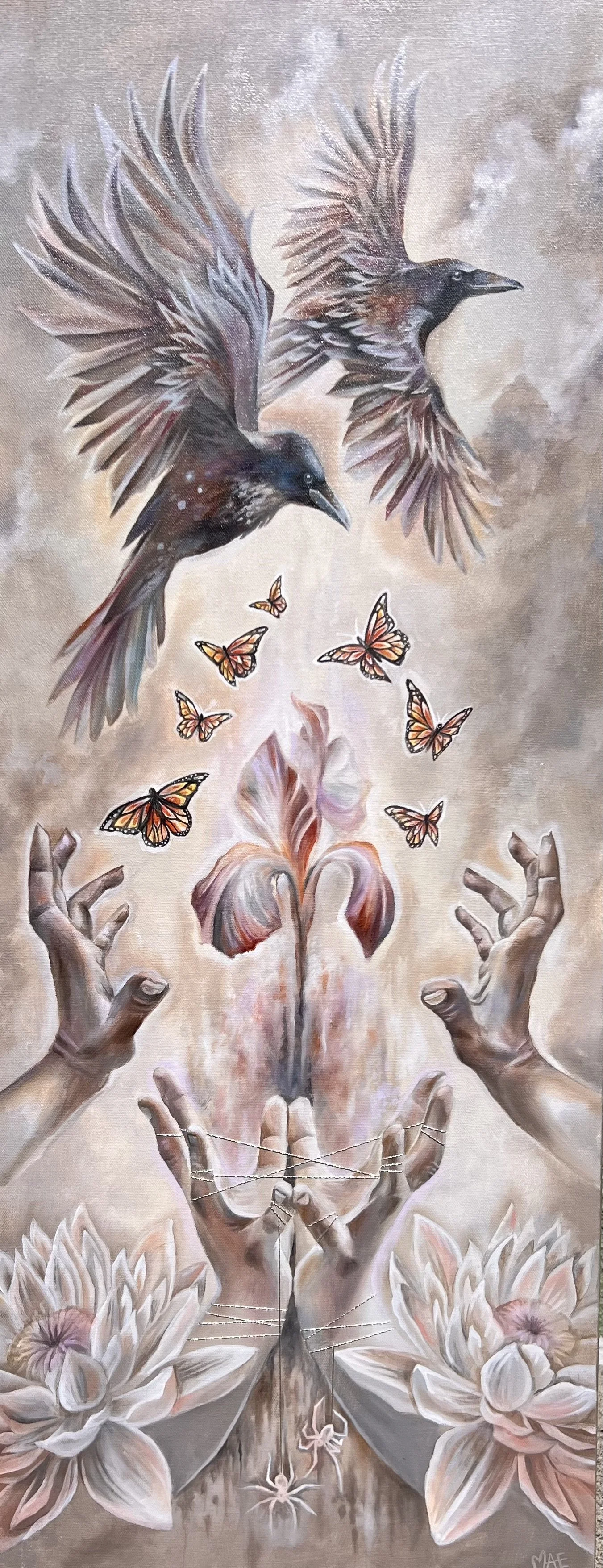 "It Takes What it Takes" Original Oil Painting