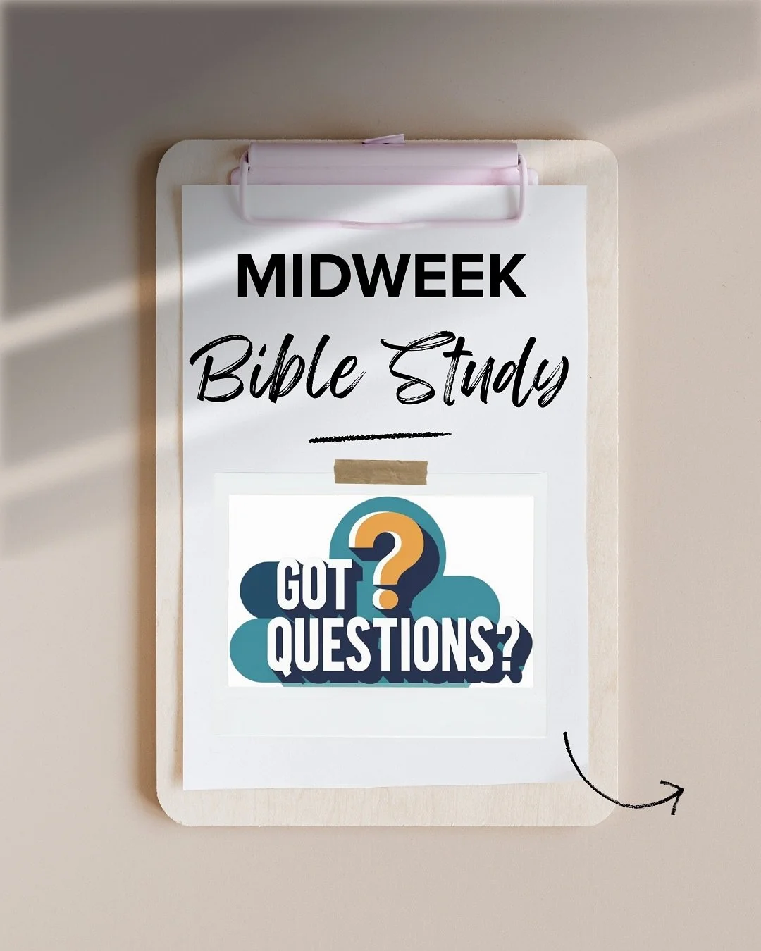 Our first question to our &ldquo;Got Questions&rdquo; series at MBS.
Come find out Wednesday night at 6:30 PM! Food served at 5:45. 

#sscmckinney