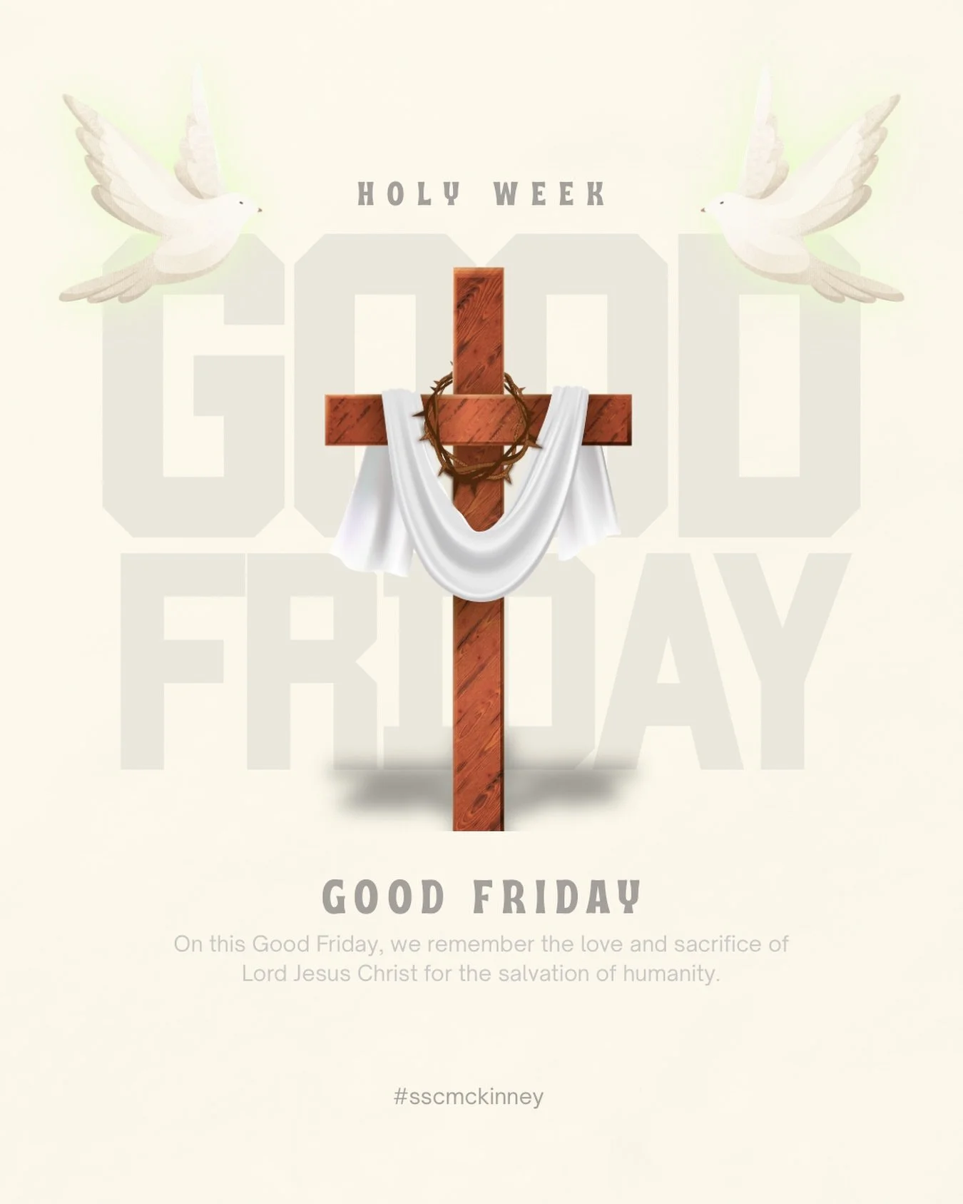 Today we pause and reflect on the sacrifice, love, and grace shown on Good Friday. 

It&rsquo;s a day that reminds us of hope even in the darkest moments and the incredible gift we&rsquo;ve been given.

But the story doesn&rsquo;t end here&hellip; Su