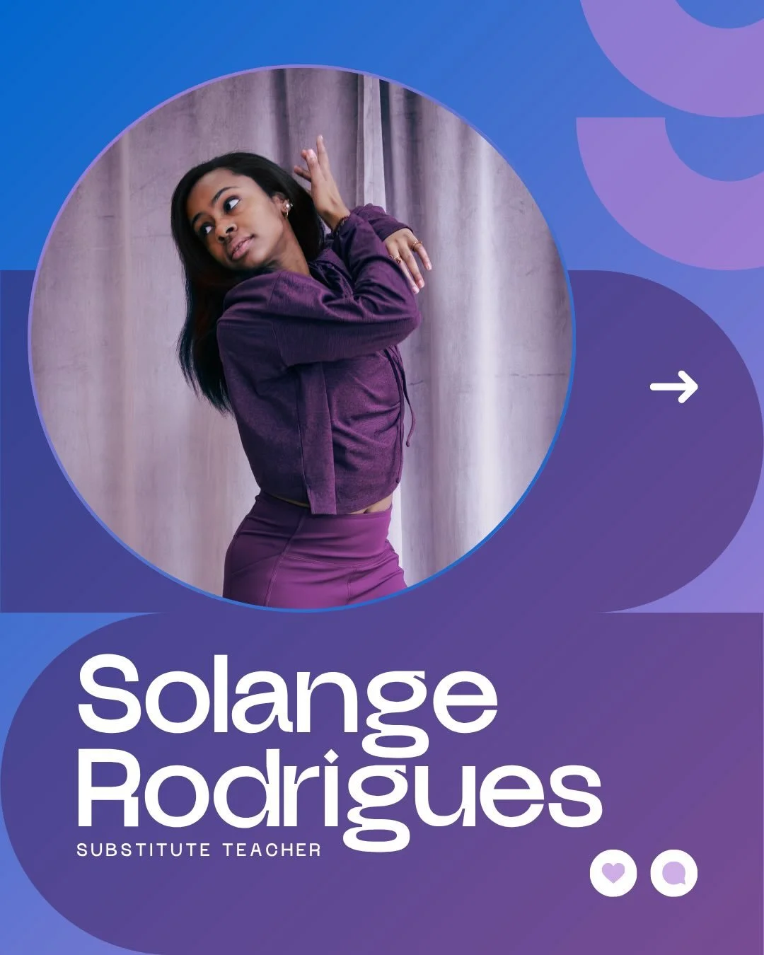Our newest member of the team @solange.em.rodrigues ✨

Solange will be our amazing substitute teacher stepping in any and all classes at ESTIA House of Movement! 

Lot&rsquo;s of chances to move with her in April:

✨April 7th @ 9:30am - Ballet (Absol