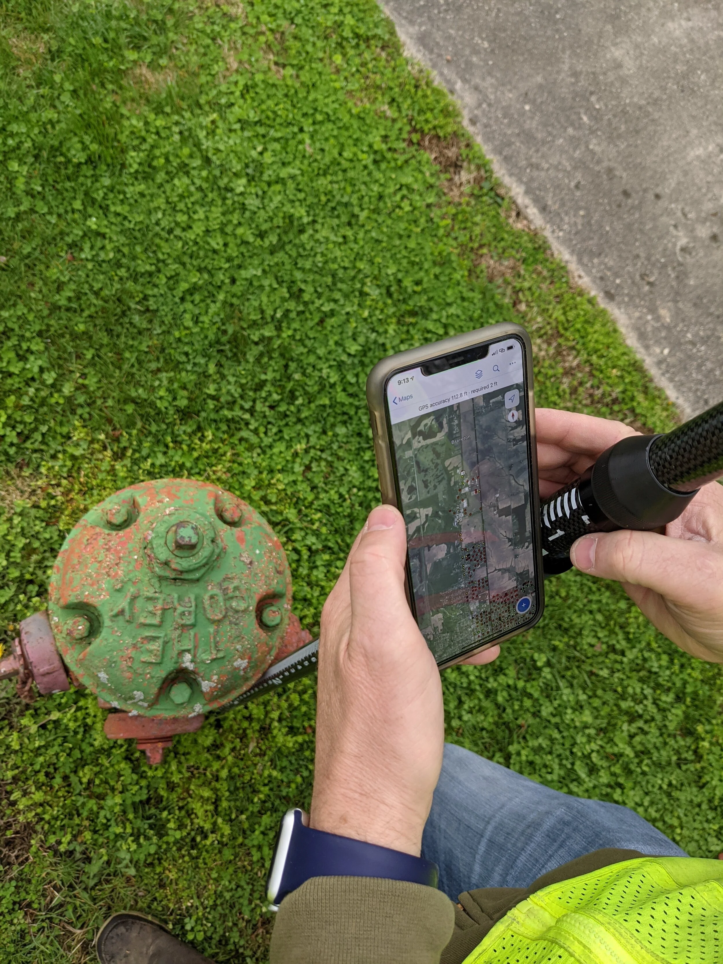 Collecting Fire Hydrants with Esri's Collector Application
