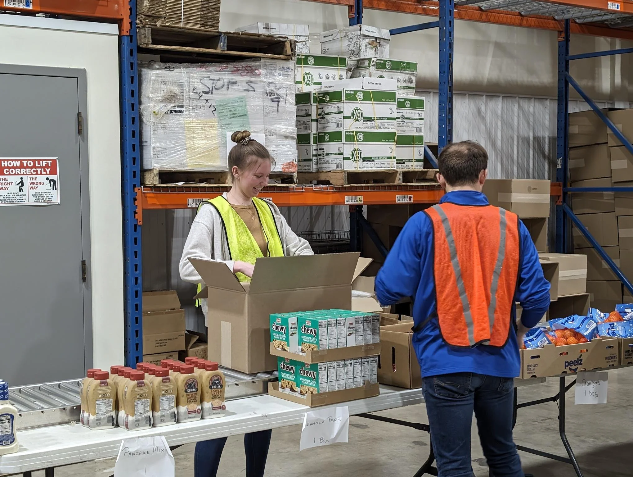 Making a Difference One Box at a Time: MSI Volunteers at Midwest Food Bank