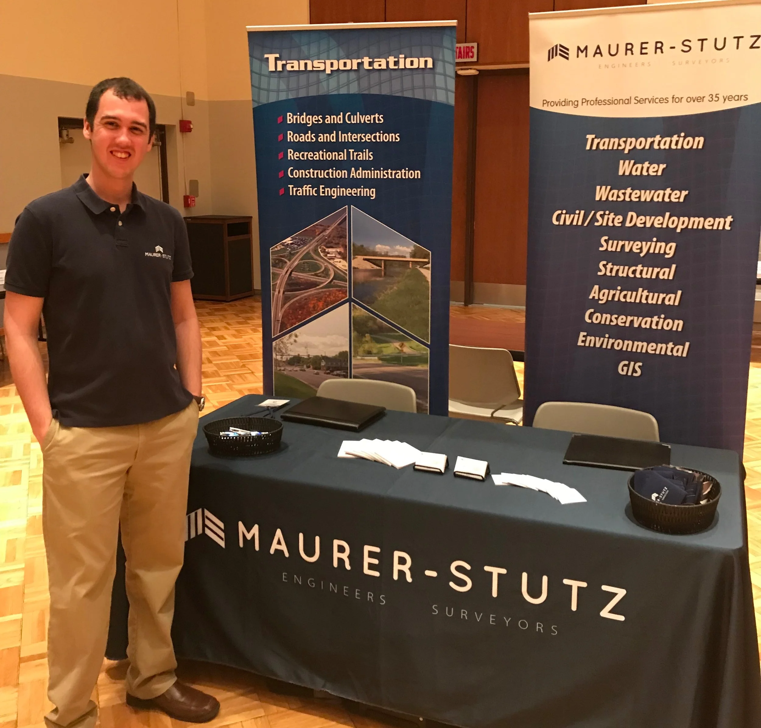 Maurer-Stutz Attends University Job Fairs