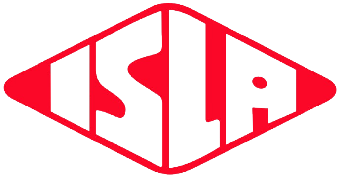 Logotipo da marca Lâmpada com letras estilizadas em rosa e preto.