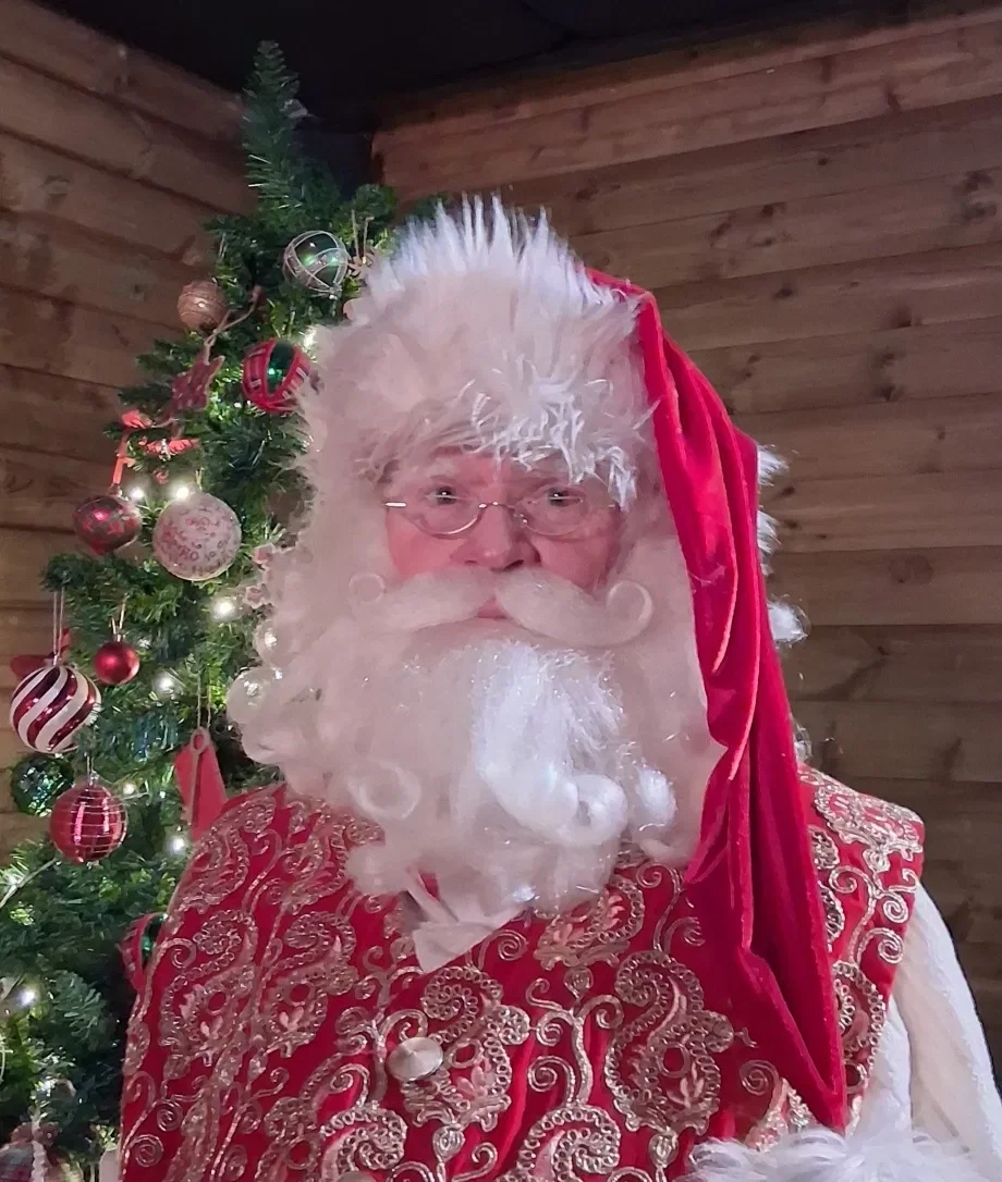 Actor Ian Prosser as Santa at Willow Activity Farm