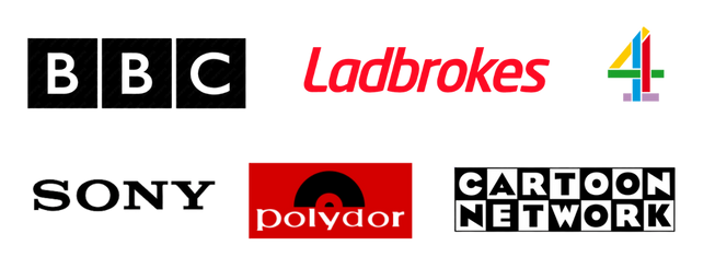 Clients that Ian Prosser has worked with include the BC, Ladbrokes, Channel 4, Polydor, Sony and Cartoon Network.