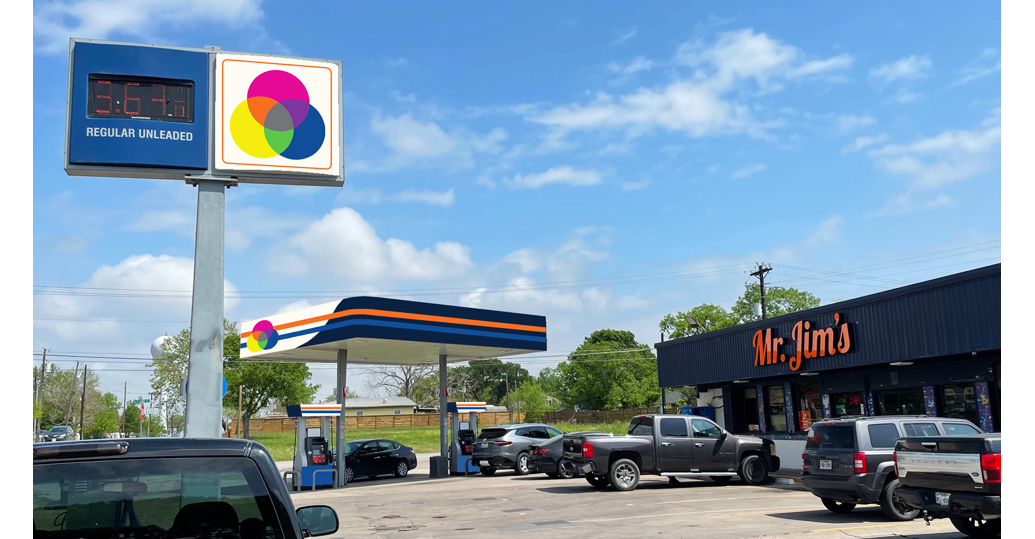 Mr Jim's Gas Station Rebrand