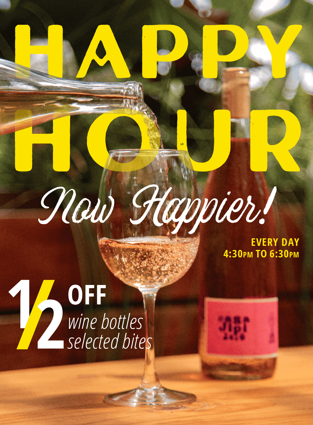 Mour Happy Hour Newsletter Ad