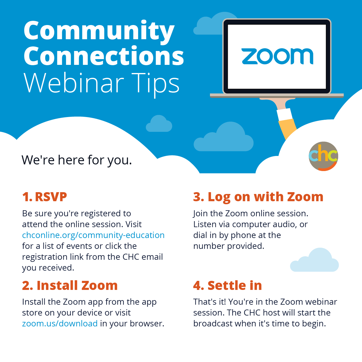 CHC Webinar Ad with Dooley Design Group