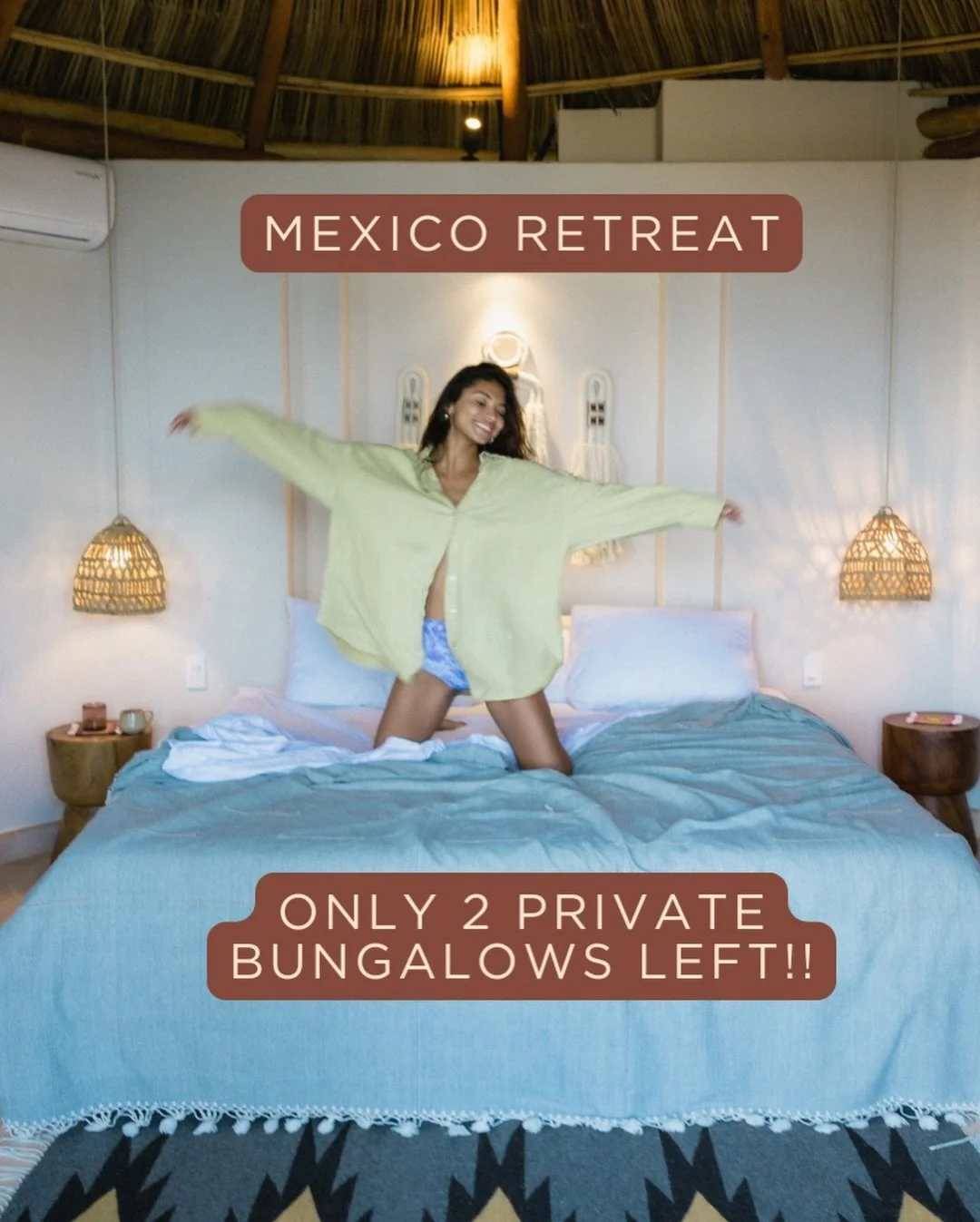 ✨ ONLY 2 PRIVATE BUNGALOWS LEFT FOR MEXICO✨

These are the most requested rooms on the retreat &mdash; private, spacious, and designed for deep rest and nervous system reset.

If you&rsquo;ve been feeling the pull but waiting for a sign&hellip; this 