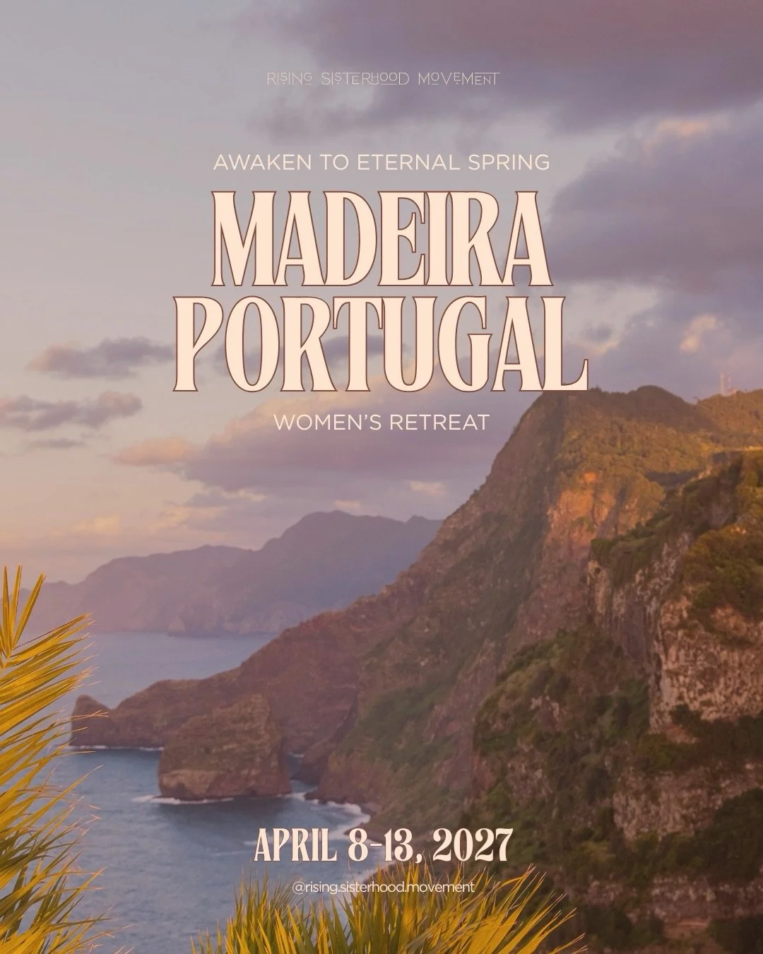 Madeira, Portugal retreat is finally here!! ✨

We have been dying to share this retreat with you and all the magic it holds, truly. 

Join us for 6-days on the island of Madeira, also known as the island of &ldquo;Eternal Spring.&rdquo; Trust us, it 