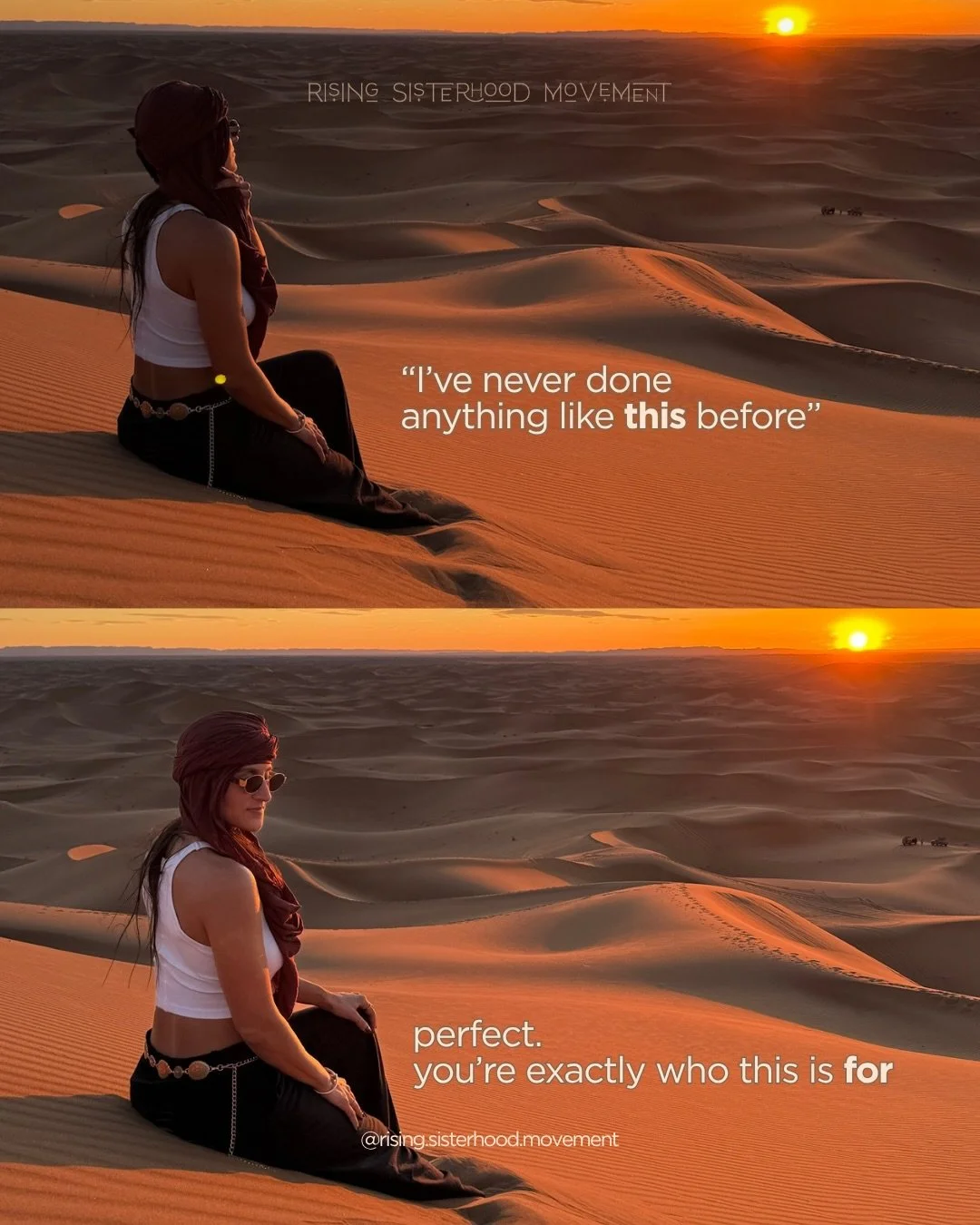 You do not need to be fearless.
You do not need to have done this before.
You do not need to have it all figured out.

Sometimes the very reason you hesitate is the exact reason you need to say yes.

This is for the woman who feels the pull.
The woma