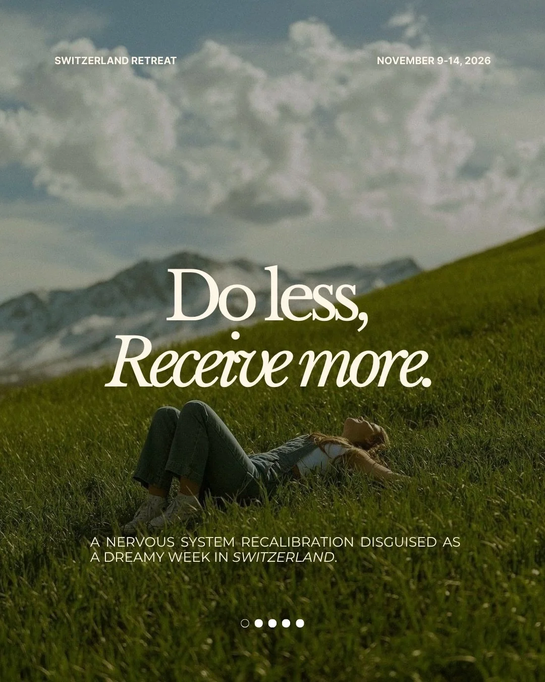 We created this retreat because so many women are living with a nervous system stuck in survival mode and calling it &ldquo;normal.&rdquo;

Always rushing.
Always carrying.
Always feeling like rest has to be earned first.

And honestly?
We don&rsquo;