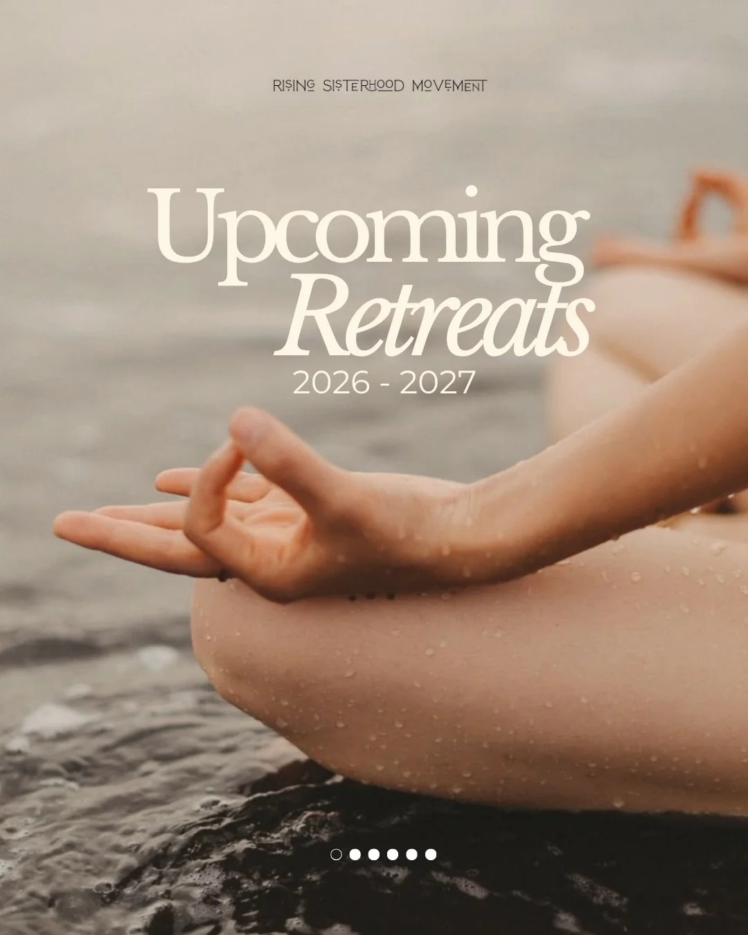 Where is your soul calling you next? 🌍✨

Our upcoming intentional retreats are designed for women ready to step away and step into themselves.

✺ Sayulita, Mexico &mdash; Nov 1&ndash;5, 2026
✺ Switzerland &mdash; Nov 9&ndash;14, 2026
✺ Sri Lanka &md
