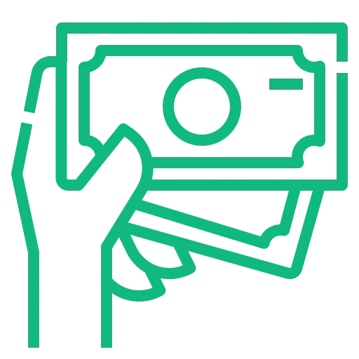 Five green stars in a row.