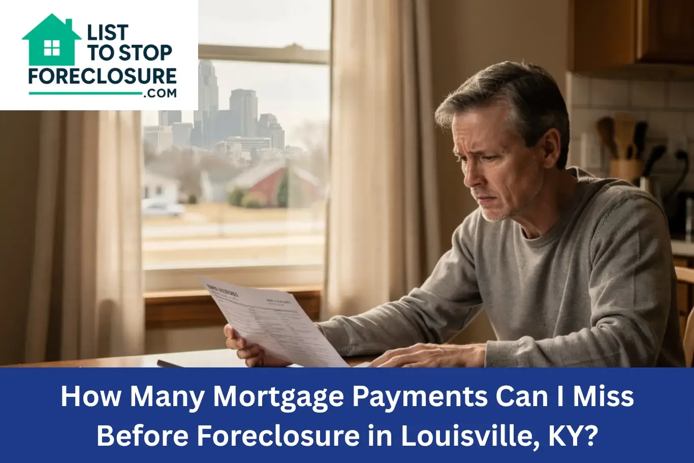 How Many Mortgage Payments Can I Miss Before Foreclosure in Louisville, KY?