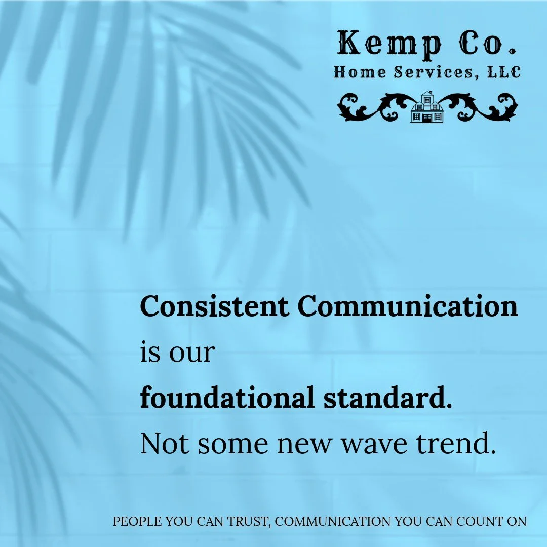 At Kemp Co., we believe that exceptional results are built on a foundation of clear, consistent communication. 🤝

From the moment you connect with us, you'll experience a partnership where your needs are heard, your questions are answered, and your 