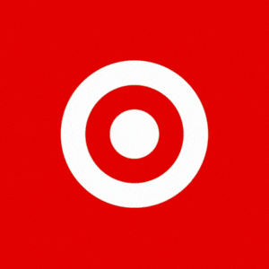 Target logo with a red background and white concentric circles.