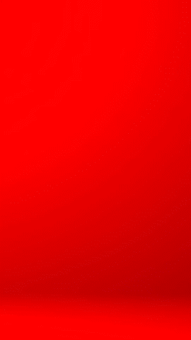 A red nail polish bottle with a black cap