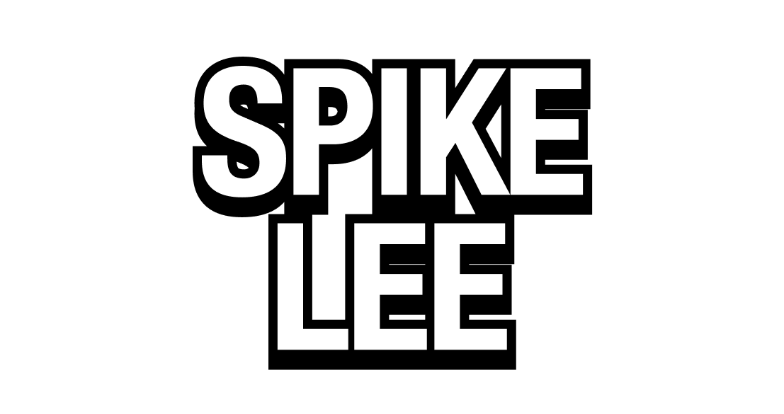 Black background with bold white text that says "SPIKE LEE"