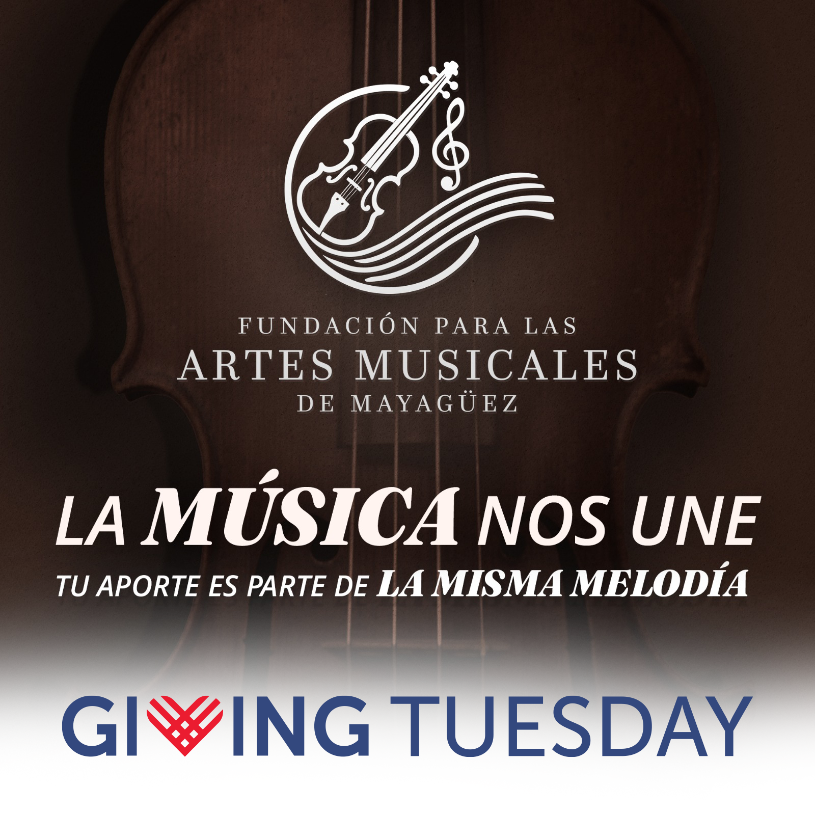 ¡La Música Nos Une! Gracias por un cierre exitoso de nuestra campaña de 'Giving Tuesday'
