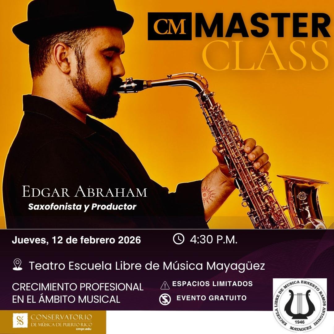 CM Master Class - Edgar Abraham Saxofonista y Productor