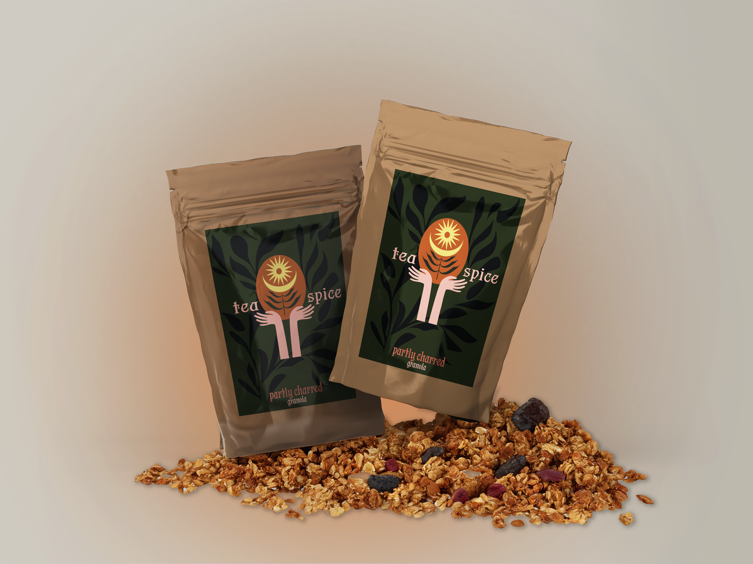 PARTLY CHARRED SPICED GRANOLA