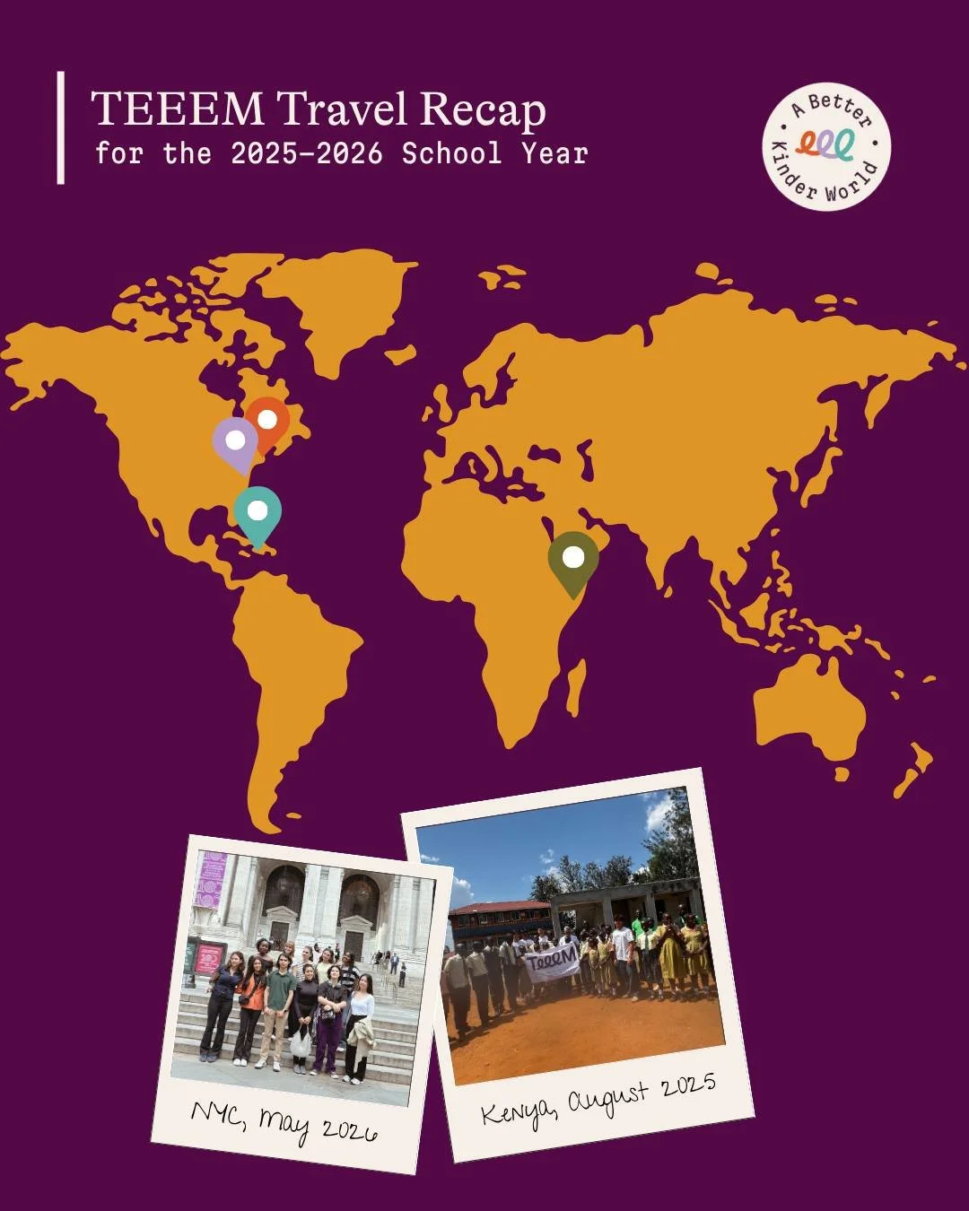Travel is one of the most powerful ways students bring TEEEM&rsquo;s mission to life. 🌎

Throughout the 2025&ndash;2026 school year, TEEEM students stepped beyond the classroom. They traveled to North Carolina, Kenya, the Dominican Republic, and New