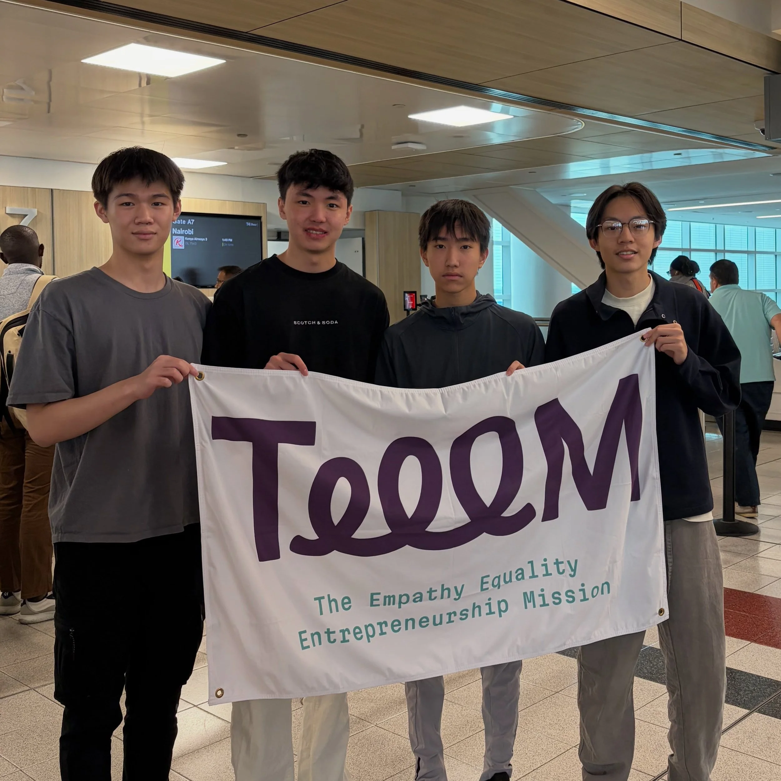 Kenya, here they come! 🇰🇪✈️

Our TEEEM students are heading to Kenya for an unforgettable week of learning, connection, and global impact. During their time in Kisii, students will visit local schools and lead robotics lessons, spend time with our 