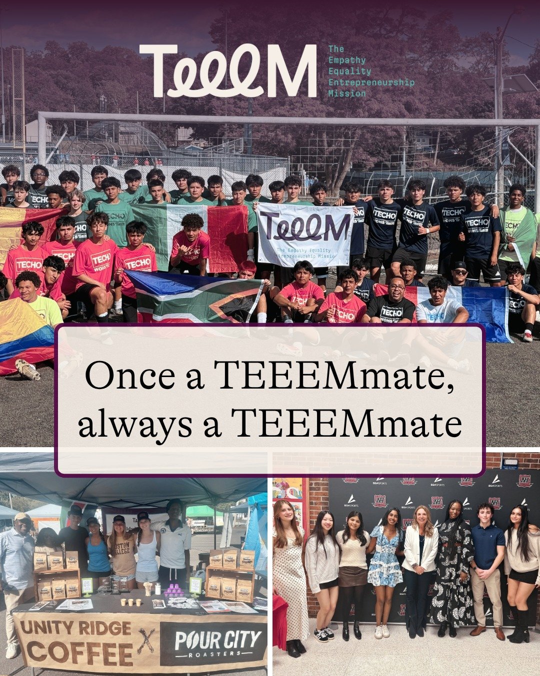 Graduation may mark the end of high school, but it doesn&rsquo;t have to mark the end of your TEEEM journey.

Our alumni are an important part of the TEEEM community. The empathy, leadership, connections, and global perspective developed through TEEE
