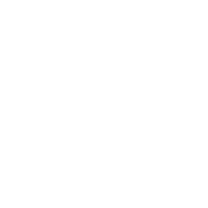 White line drawing of a lotus flower icon with an eye in the center