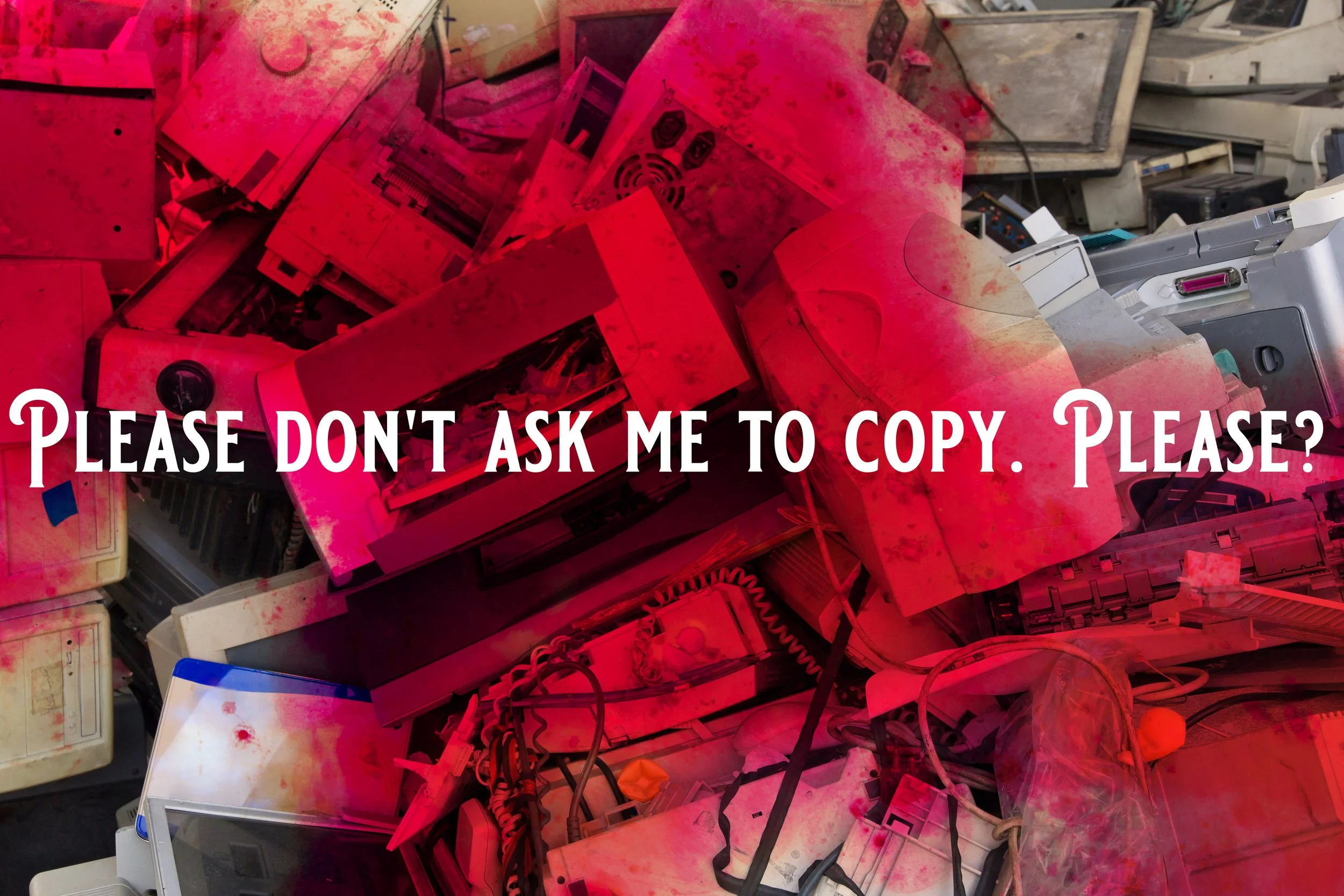 Authenticity, Panic, Personal History, and Originality (not to mention intellectual property)