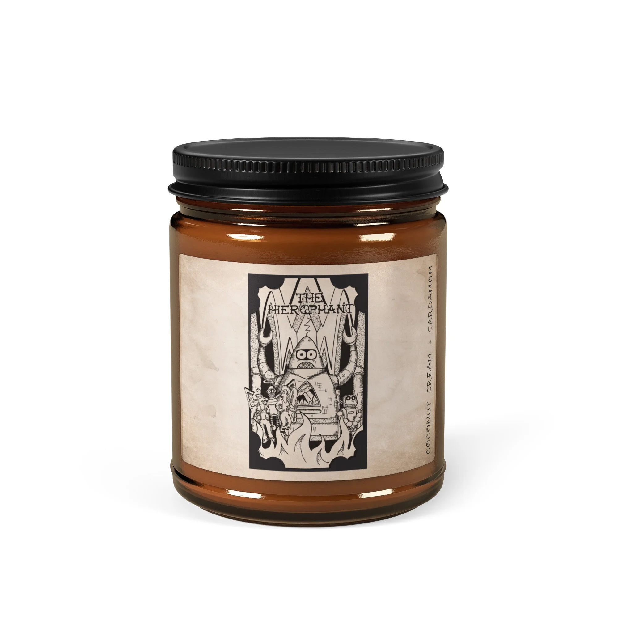 The Hierophant | Cinnamon Vanilla | Futurama Tarot Soy Candle