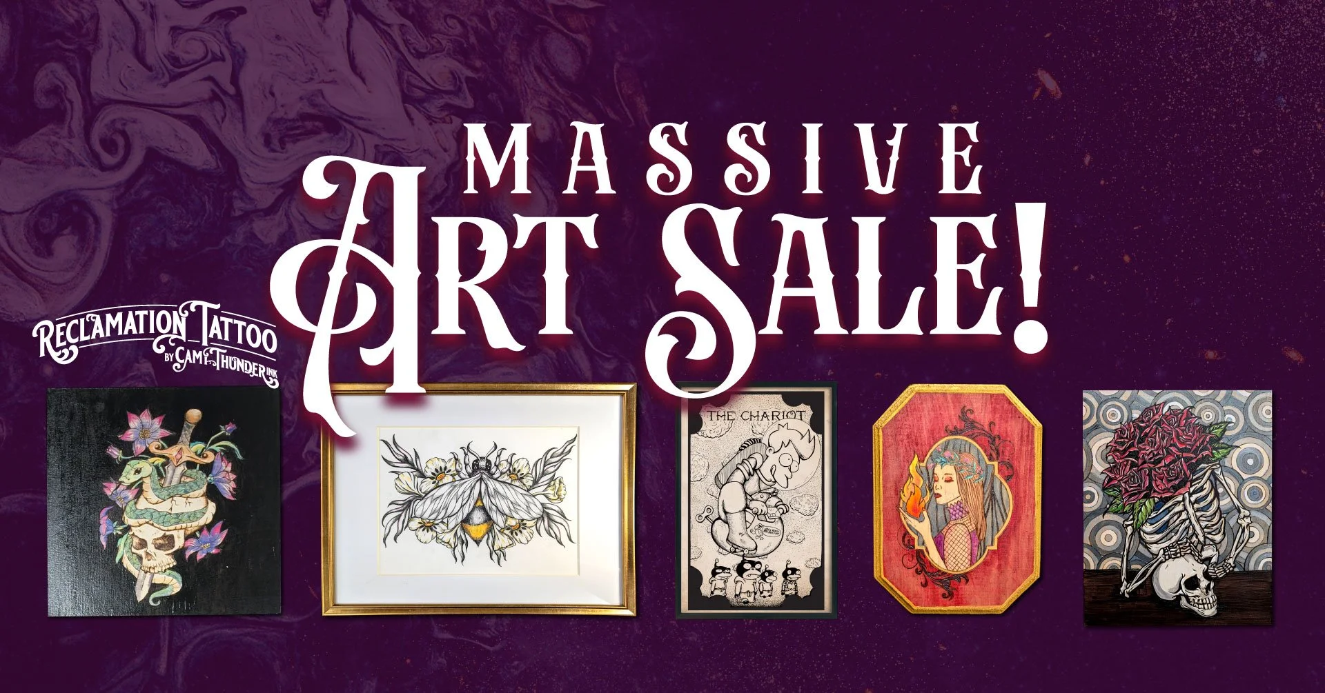 The Massive Art Sale: May 15-17 at Reclamation Tattoo