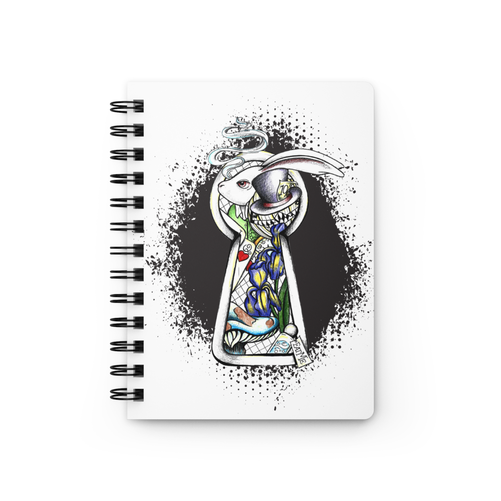 Alice Keyhole Spiral Bound Journal/Notebook