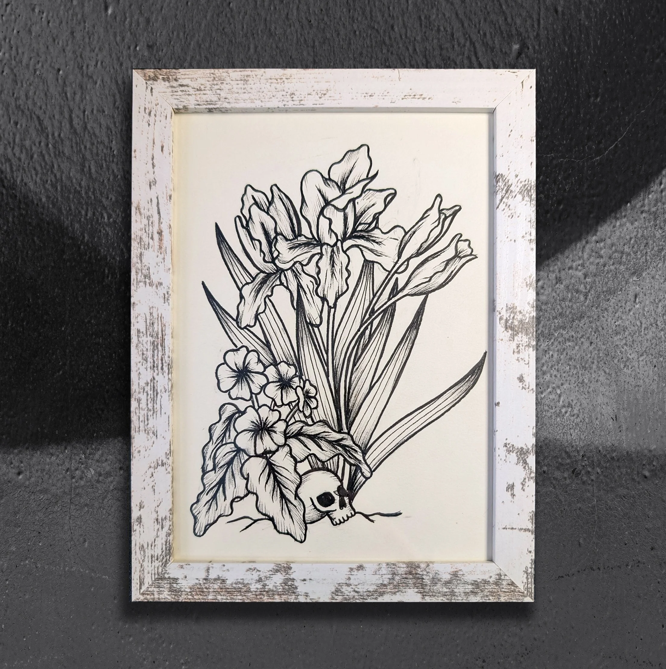 IrisPrimroseandSkull-februarybirthflowers.jpg