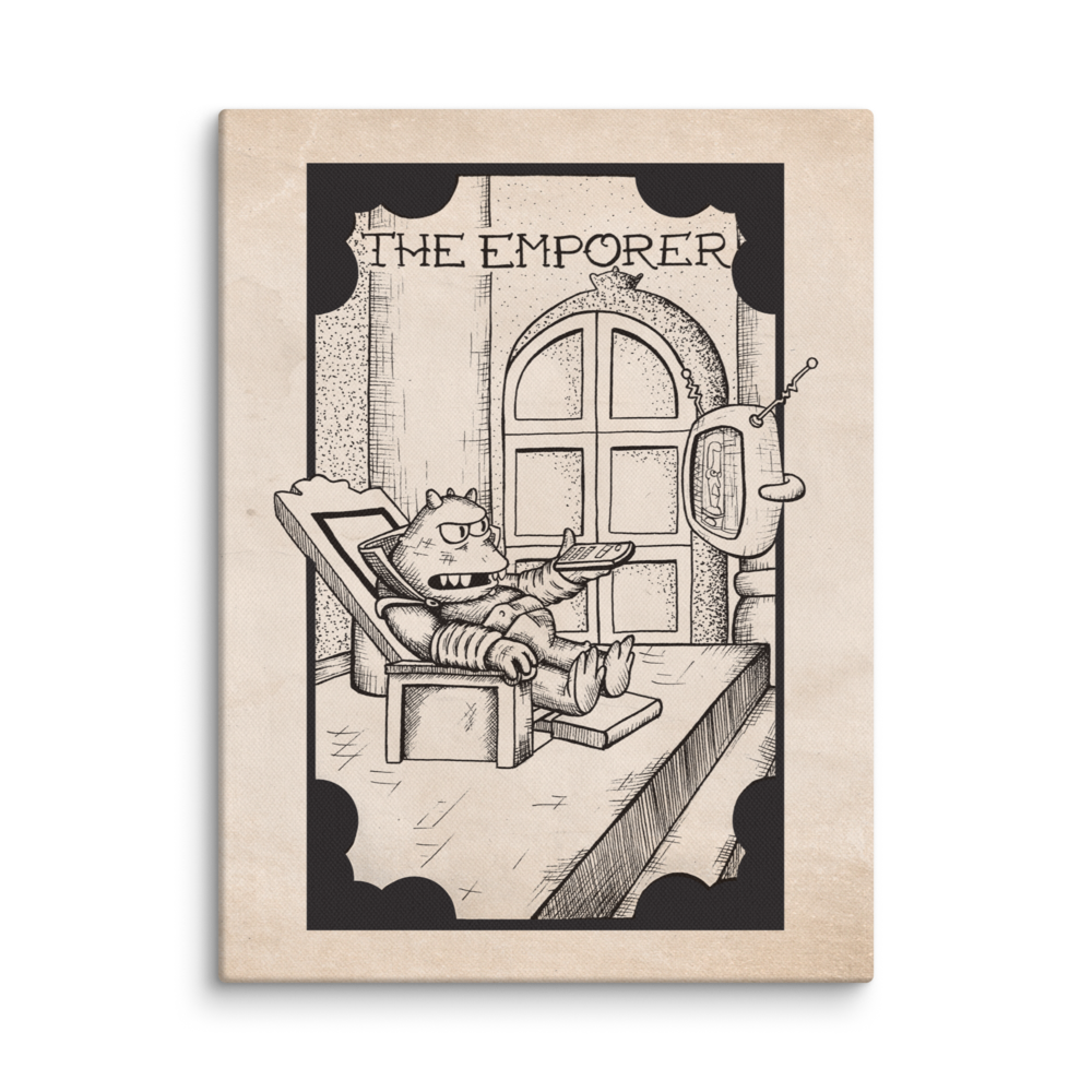 The Fool | Futurama Tarot Fan Art Canvas Print