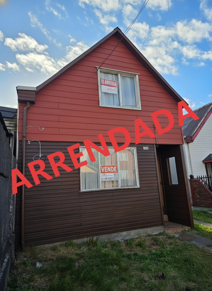PROPIEDAD ARRENDADA: Casa excelente ubicación en Pto. Montt. Valor mensual: $400.000.-