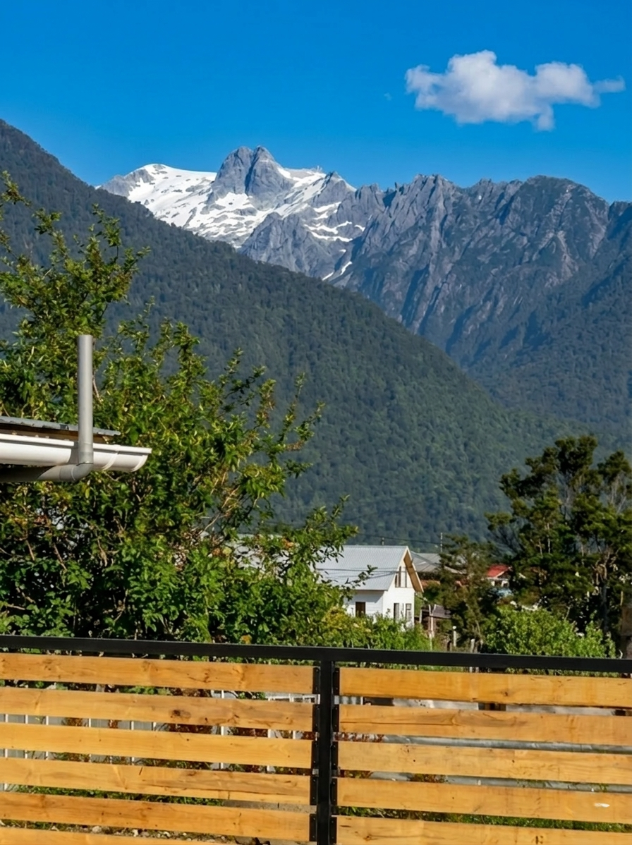 Vista exterior de la propiedad.