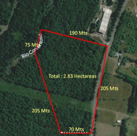 EN VENTA: Inversión en el Sur | Parcela con orilla de río. Valor: ~$150.000.000.-