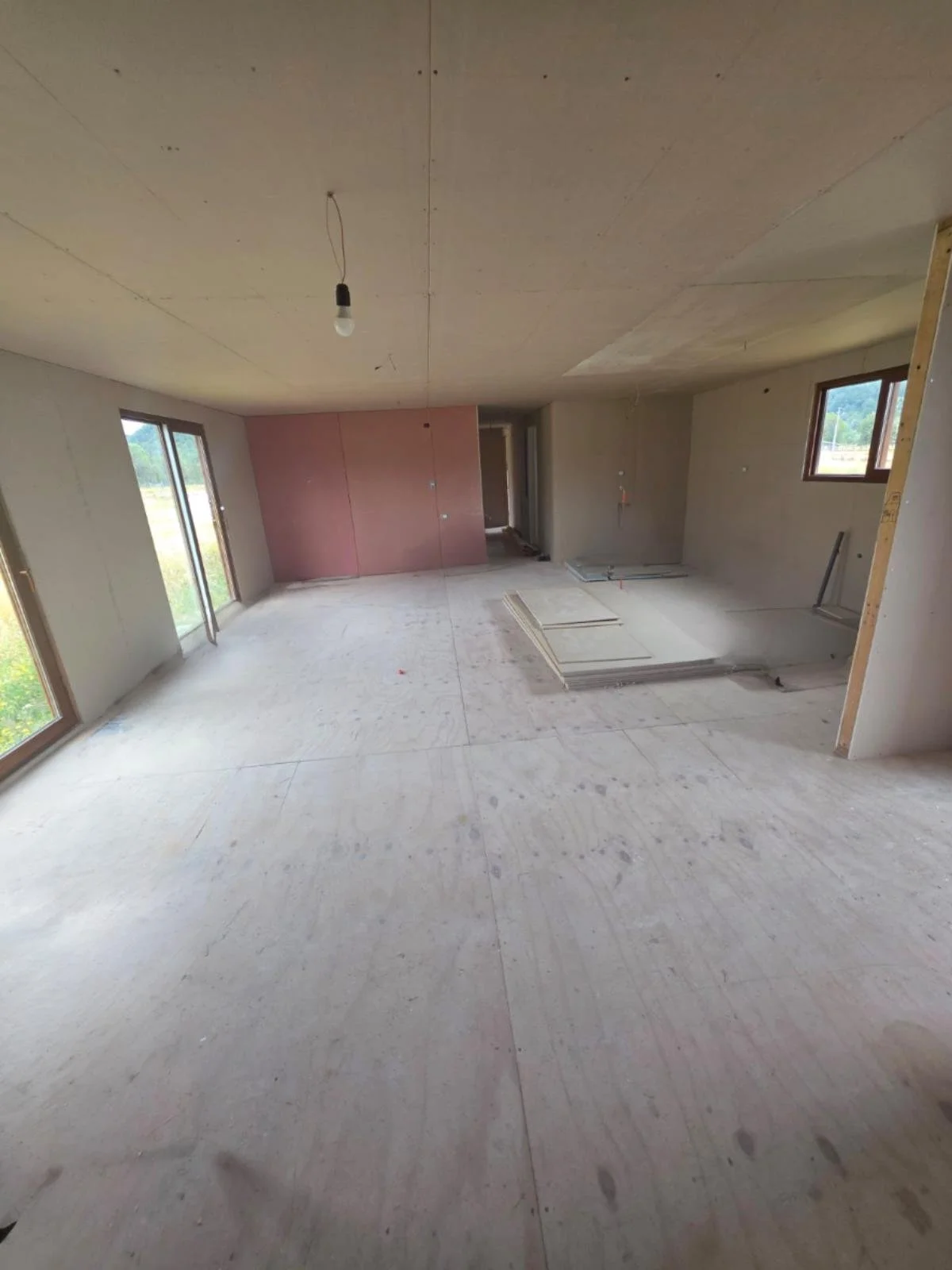 Living-comedor de concepto abierto