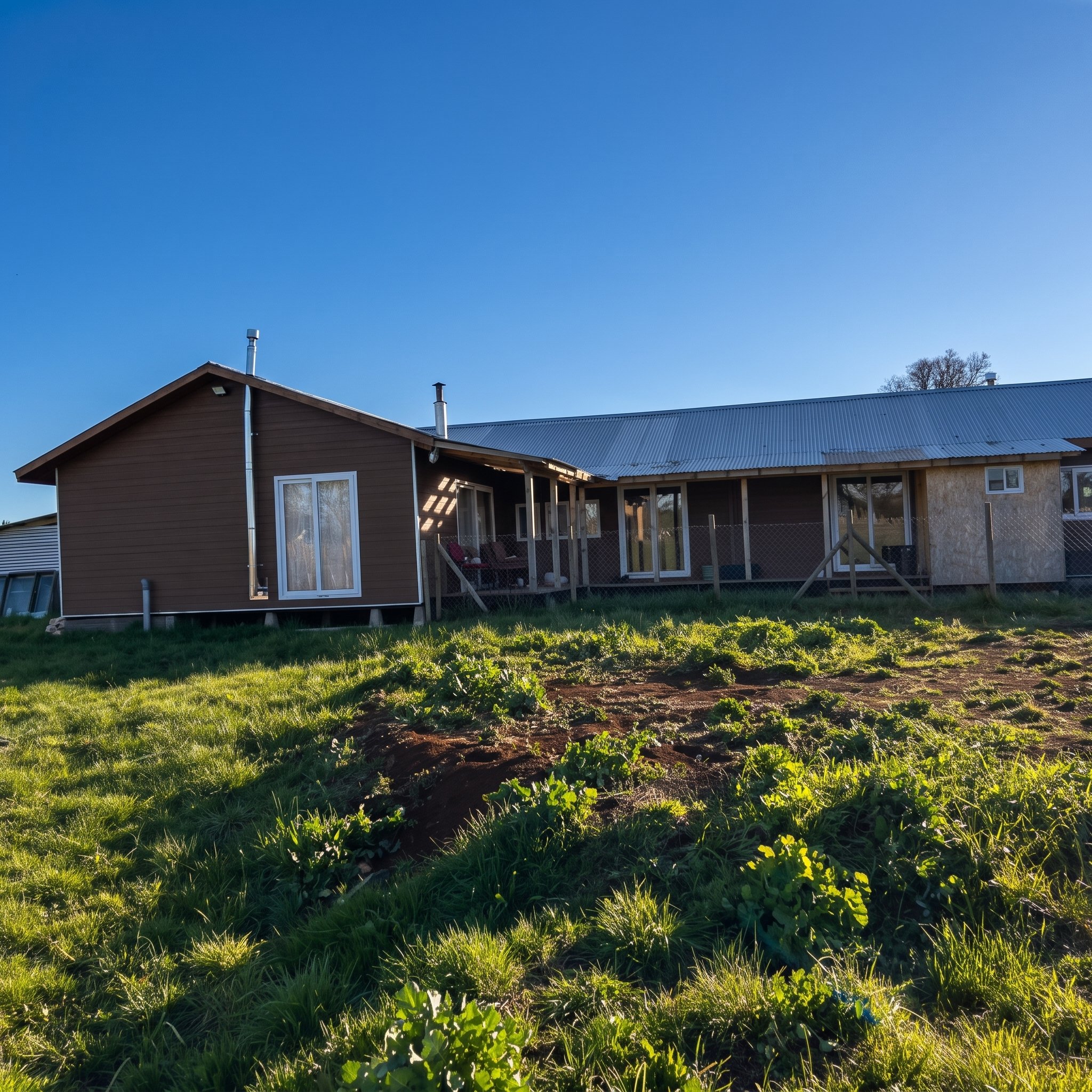 OPORTUNIDAD EN FRUTILLAR | Predio 3 Hectáreas + 400 m² Construidos

Sector Concordia (Ruta V-306), Frutillar
• Terreno: 3 Ha (30.000 m²) planas, con frente a ruta (potencial de loteo en 6 parcelas de 5.000 m²).
• Casa (200 m²): 4D / 2B (hidromasaje) 