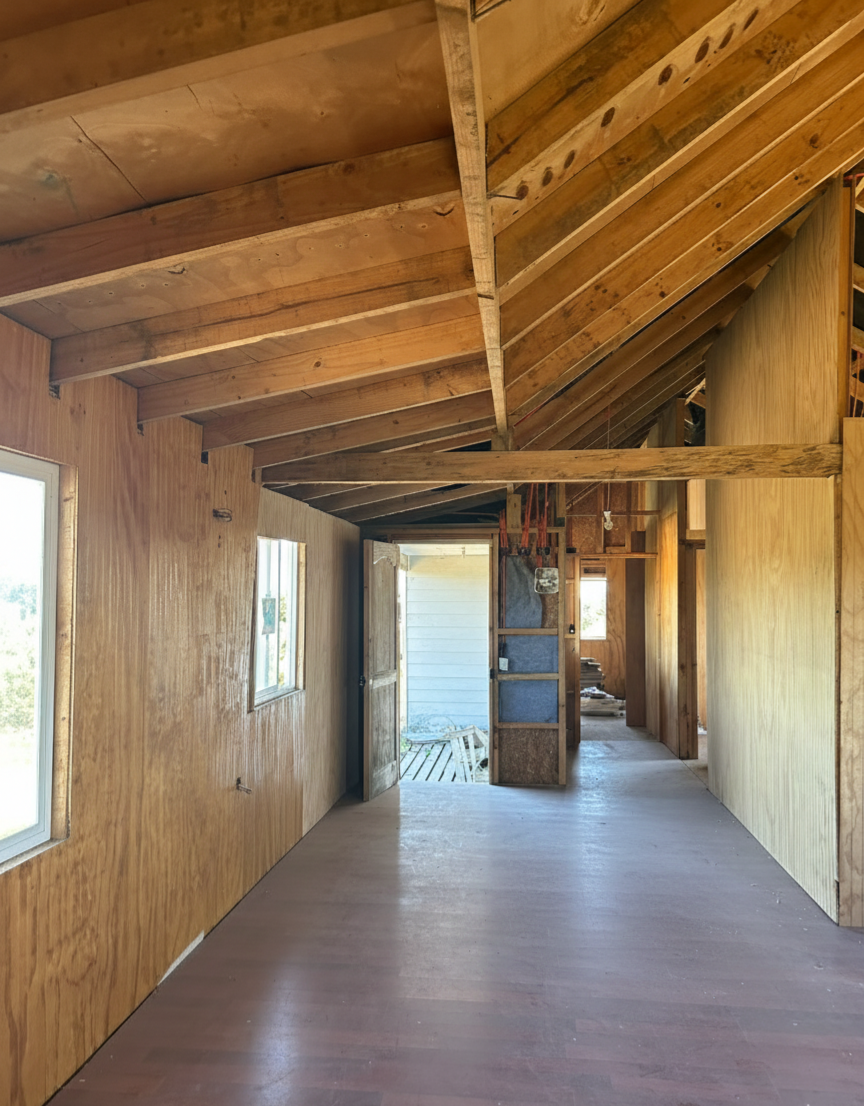 Ingreso casa en parcela Club de Campo