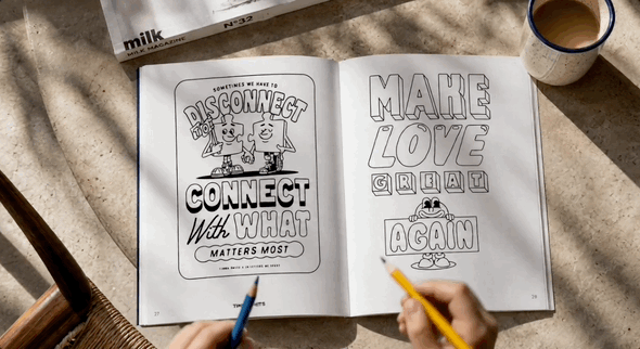 LETTERING COLOR BOOK