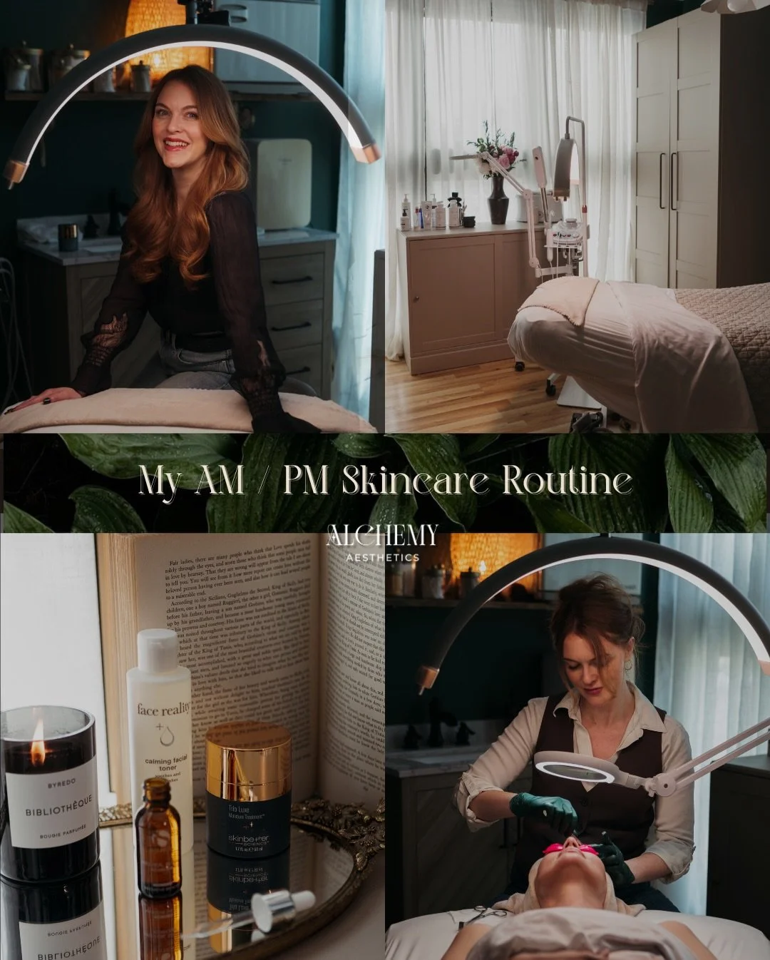 I get this question almost everyday. And honestly, it changes all the time. But this has been a steady routine for the last few months and has been perfect for glowing, hydrated skin!

In order from the top:

MORNING
iS Clinical Warming Honey Cleanse