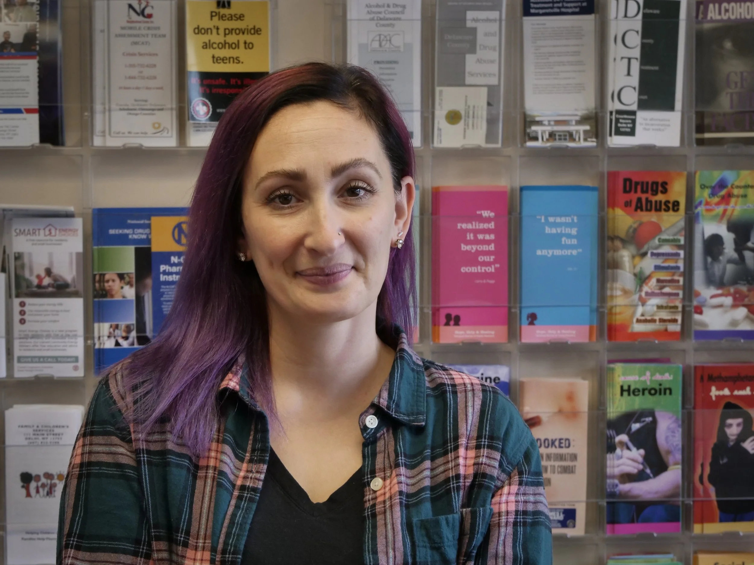 Jen Cutting, recovery coach and harm reductionist