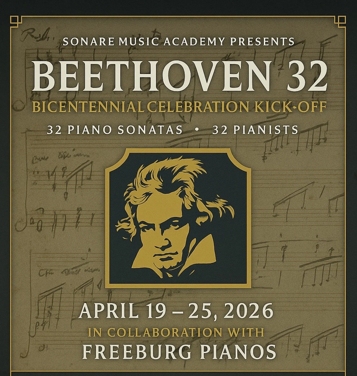 Beethoven 32 Bicentennial Celebration Kick-Off