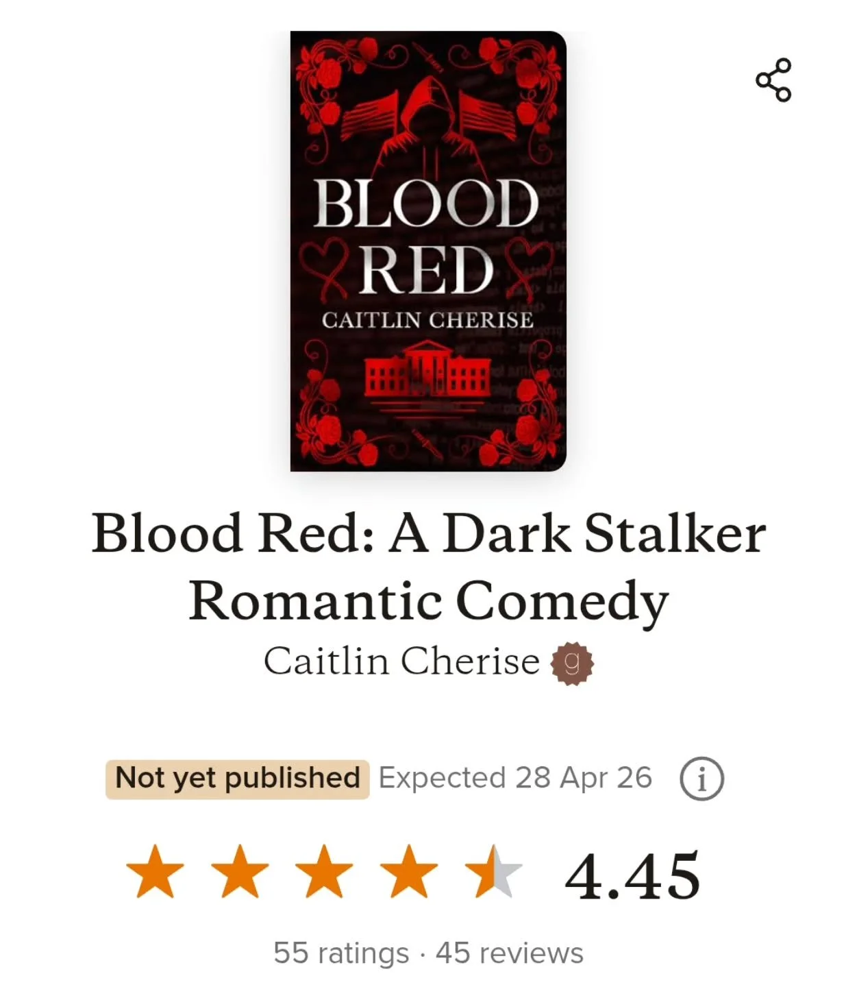ARCs have only been out for 3 weeks! I'm truly blown away by the reception BL00D RED has received. I can't wait for everyone to read Daphne and Tristan's quirky, smart, and swoon-worthy love story!

Some of my favorite quotes from readers (I don't kn