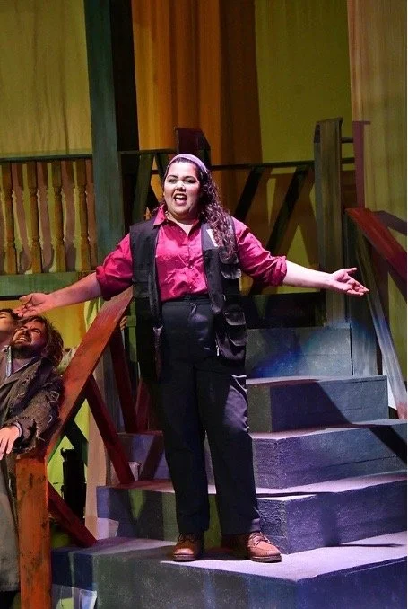 Penelope Pennywise in "Urinetown" at A.C.T.'s Strand Theater