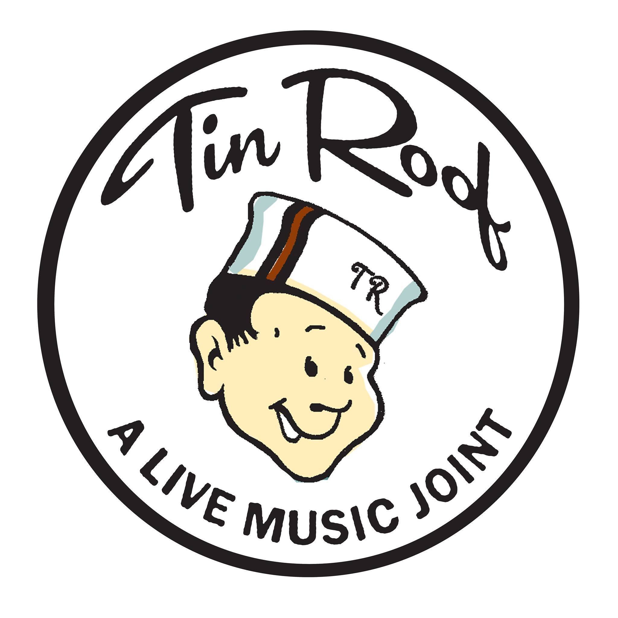 Logo featuring a cartoon boy wearing a sailor hat with the text 'Tin Rood' and the tagline 'A LIVE MUSIC JOINT'.